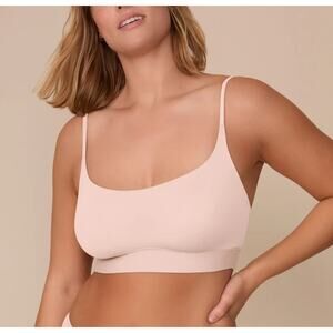 Harper Bliss Scoop Bralette Sz Medium Ultra Soft Wireless Bra Adjustable Straps